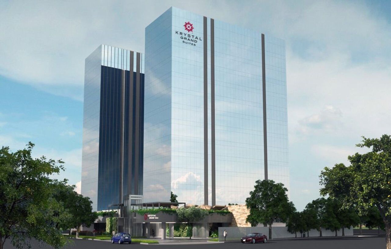 Krystal Grand Suites Insurgentes Мехико Экстерьер фото The hotel as of 2018